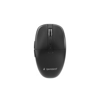GEMBIRD DUAL-MODE 6-BUTTON WIRELESS MOUSE BLACK