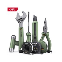 DELI HOME SERIES HAND TOOL KIT 8PCS GREEN