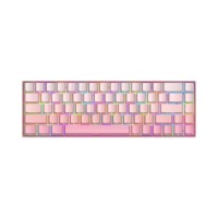 WHITE SHARK MECH KEYBOARD US LAYOUT GK-007411 RED SWITCH PINK GRADIENT