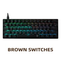 WHITE SHARK GK-004131 SHINOBI-2 MECH KEYBOARD BLACK US BROWN SWITCHES