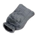 JOCCA HOT WATER BAG WITH REMOVABLE COVER BLACK
