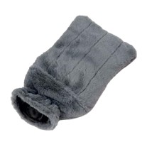 JOCCA HOT WATER BAG WITH REMOVABLE COVER BLACK