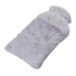 JOCCA HOT WATER BAG WITH REMOVABLE COVER GREY