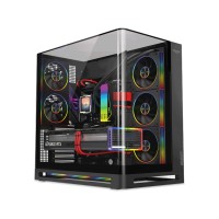 ARMAGGEDDON FULL ATX PC CASE AQUARON X-CURVE ULTRA 8 ARGB BLACK