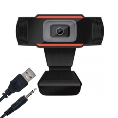Webcam με "Clip" Μαύρη