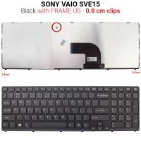 Πληκτρολόγιο SVE15 Black 0,8cm