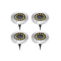 Ηλιακό φωτιστικό κήπου LED - Καρφωτό - 4pcs - 12LED - 431060