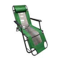 Πτυσσόμενη καρέκλα - ξαπλώστρα παραλίας - 1235 - 270935 - Green
