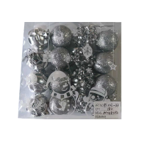 Σετ Χριστουγεννιάτικες μπάλες - 4cm - 16pcs - 023339