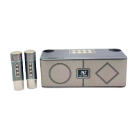 Ασύρματο ηχείο Bluetooth με 2 μικρόφωνα Karaoke - YS215 - 887271 - Silver