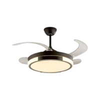 Ανεμιστήρας οροφής & φωτιστικό - DS-8018 - 96W - 431644 - Black