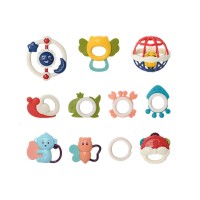 Σετ βρεφικές κουδουνίστρες & μασητικά - 11pcs - 532-12 - 917396