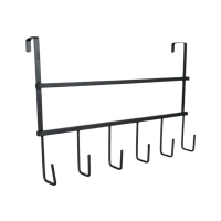 Μεταλλική κρεμάστρα πόρτας 6 θέσεων - 57909