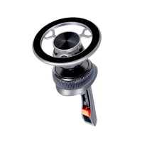 Μαγνητική βάση στήριξης smartphone αυτοκινήτου - G299 - 813478 - Silver