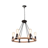 Φωτιστικό οροφής Rustic με σχοινί - 943050