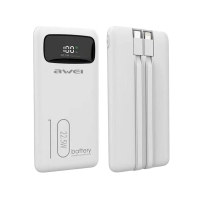 Powerbank - 10.000mah -  P168K - 22.5W - AWEI - 002905 - White