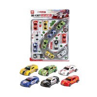 Σετ αυτοκινητάκια με Pull Back - 12pcs - 123-14E6 - 917335