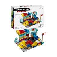 Σετ κατασκευών DIY με τουβλάκια & τσουλήθρες - 699-6 - 917489