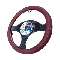 Κάλυμμα τιμονιού αυτοκινήτου - SMZ-1 - 123015 - Dark Red