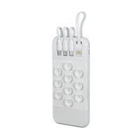 Powerbank 4in1 - Fast Charge - 10.000mah - X20 - 125200 - White