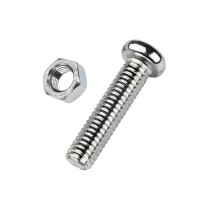 Βίδα σταυρός με παξιμάδι - 6mmx25mm+M6 - Σετ 12 πακέτα των 10 τεμαχίων - 202212