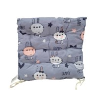 Μαξιλάρι καρέκλας παιδικό - 40x40cm - 720203 - Dark Grey