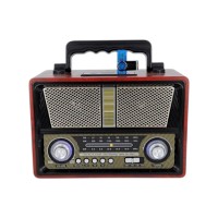 Επαναφορτιζόμενο ραδιόφωνο Retro - M1802-BT - 018022 - Black