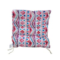 Μαξιλάρι καρέκλας - 40x40cm - 720187 - White/Pink/Purple