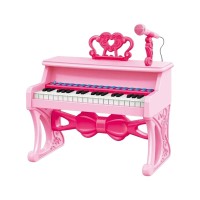 Παιδικό πιάνο mini με μικρόφωνο - 328-6337 - 233101 - Pink