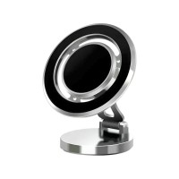 Μαγνητική βάση στήριξης smartphone αυτοκινήτου - G168 - 813485 - Silver