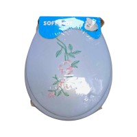 Κάλυμμα-Καπάκι λεκάνης τουαλέτας - Soft PVC - 80225 - Blue