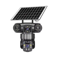 Ηλιακή κάμερα ασφαλείας IP τριπλή - 4G - Security Camera - Q20 - 020331