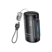 Powerbank με αποσπώμενο καλώδιο - WP-117 - 10.000mah - 22.5W - AWEI - 026482 - Black