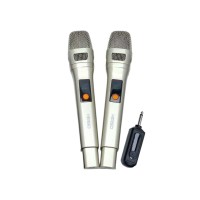 Σετ 2 ασύρματα μικρόφωνα - KMS-904MC - 509045 - Gold