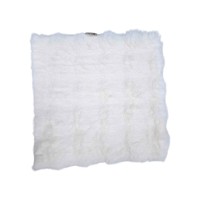 Μαξιλάρι καρέκλας γούνινο - 40x40cm - 571537 - White