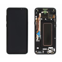 Samsung G955F Galaxy S8 Plus - LCD Touch Black with Frame Original GH97-20470A Service Pack