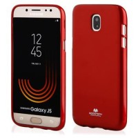 SAMSUNG Galaxy J3 (2017) - ΘΗΚΗ ΣΙΛΙΚΟΝΗΣ MERCURY JELLY ΚΟΚΚΙΝΗ