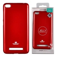 XIAOMI Redmi 4A - ΘΗΚΗ ΣΙΛΙΚΟΝΗΣ MERCURY JELLY ΚΟΚΚΙΝΗ
