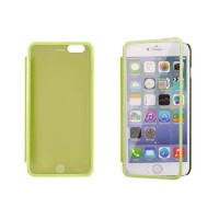 APPLE iPhone 6 Plus - ΘΗΚΗ MEGA VIEW BOOK STYLE ΜΕ ΠΑΡΑΘΥΡΟ, ΠΡΑΣΙΝΗ