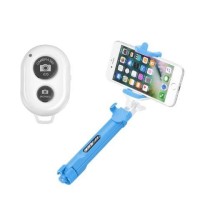 Selfie Stick με Τρίποδο και Bluetooth Χειριστήριο Μπλε