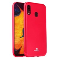 SAMSUNG Galaxy A30 - ΘΗΚΗ ΣΙΛΙΚΟΝΗΣ MERCURY JELLY ΚΟΚΚΙΝΗ