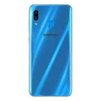 SAMSUNG Galaxy A30 - Battery cover Blue Original