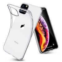 Apple iPhone 11 Pro Max - Θήκη Σιλικόνης Ultra Slim 0,3mm Διάφανη