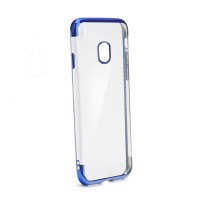 XIAOMI REDMI 8A - ΘΗΚΗ ΣΙΛΙΚΟΝΗΣ COLOR LINE ΔΙΑΦΑΝΗ - ΜΠΛΕ