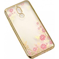 XIAOMI Redmi 8A - ΘΗΚΗ ΣΙΛΙΚΟΝΗΣ DIAMOND ΔΙΑΦΑΝΗ - ΧΡΥΣΗ ΜΕ ΣΧΕΔΙΑ