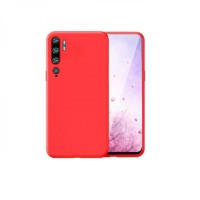 XIAOMI Mi Note 10 / 10 Pro - ΘΗΚΗ ΣΙΛΙΚΟΝΗΣ MAT ΚΟΚΚΙΝΗ