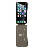 Samsung Galaxy A80 - ΘΗΚΗ FLIP STYLE FLEXI VENNUS ΜΑΥΡΗ