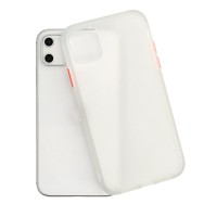 Samsung Galaxy S20 - Silicon Vennus Color Button Bumper case transparent