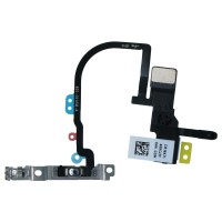 APPLE iPhone XS - Power Button Flex Cable + Metal Bracket Original