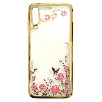 HUAWEI P Smart Pro (2019) - ΘΗΚΗ ΣΙΛΙΚΟΝΗΣ DIAMOND ΔΙΑΦΑΝΗ - ΧΡΥΣΗ ΜΕ ΣΧΕΔΙΑ